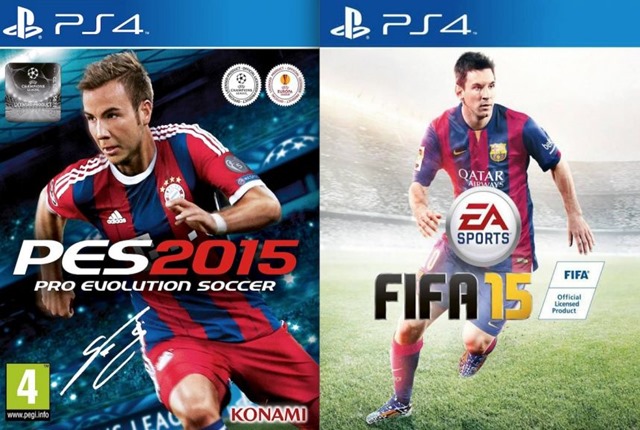 PES 2015 vs FIFA 15