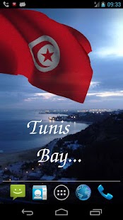 download 3D Tunisia Flag LWP free