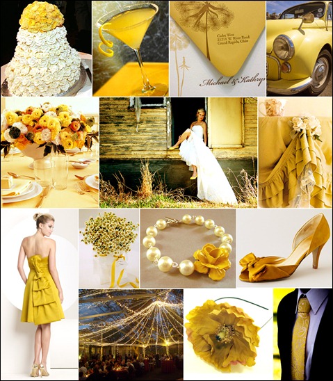 casamento amarelo decoração