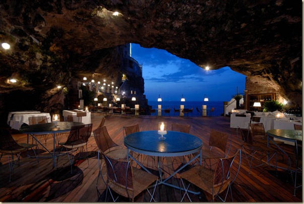 Restaurant de l'hôtel Grotta Palazzese (1)