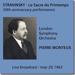 Stravinsky Consagracion Monteux 50 aniversario