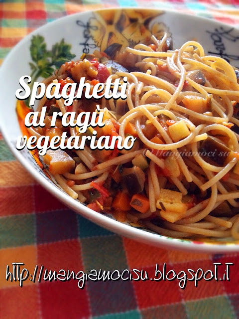 spaghetti al ragù vegetariano