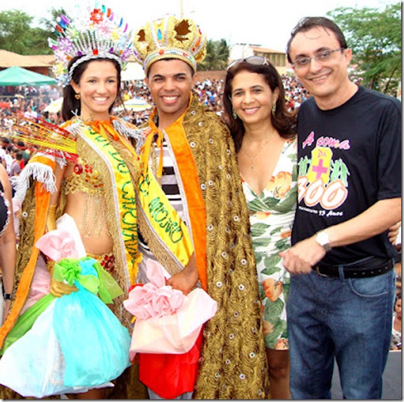 RAINHA E REI MOMO SERÃO APRESENTADOS OFICIALMENTE HOJE NA ABERTURA DO CARNAVAL