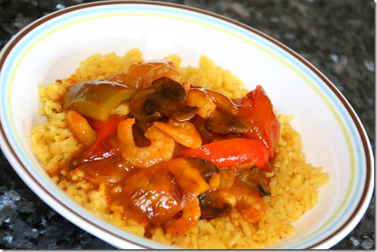 Shrimp and Vegetable Madras Curry