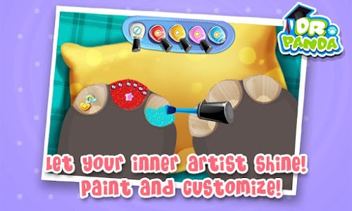 Android application Dr. Panda Beauty Salon screenshort