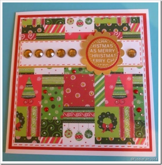 Patchwork Christmas Card