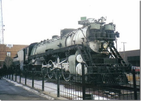 Great Northern #2584 at Havre, Montana in February 2000