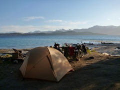 Campspot on Lago Nahuel Huapi, Argentina.