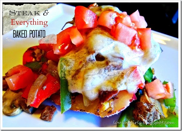 steak and everything baked potato
