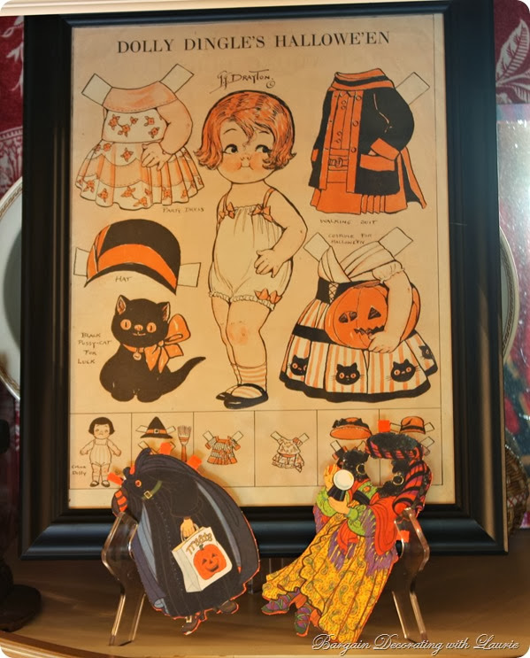Halloween paper doll-Bargain Decorating with Laurie
