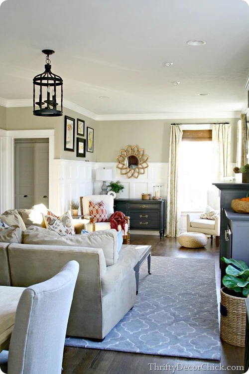 family room renovation @thriftydecorchick