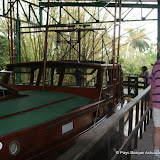 Et même son bateau "le Pilar" exposé dans le parc
