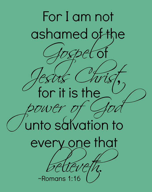 I am not ashamed of the Gospel of Jesus Christ #printable #gingersnapcrafts #iamamormon