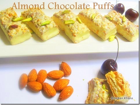 Almond Chocolate Puff Pastry recipe