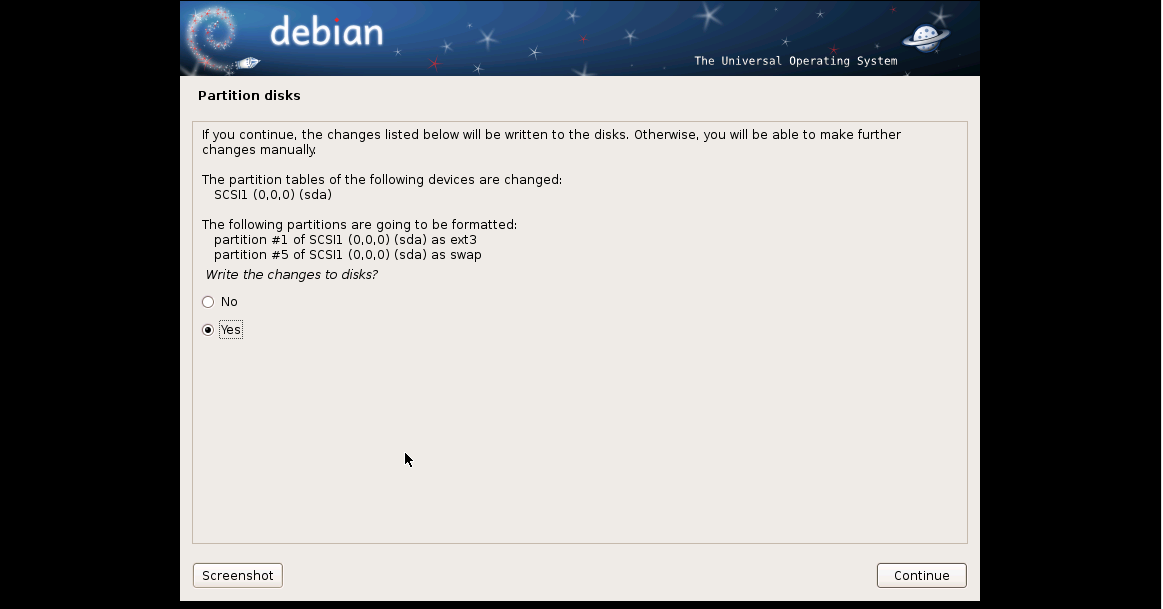 Debian partitioning. Debian 6. настройка центра сертификации linux debian.