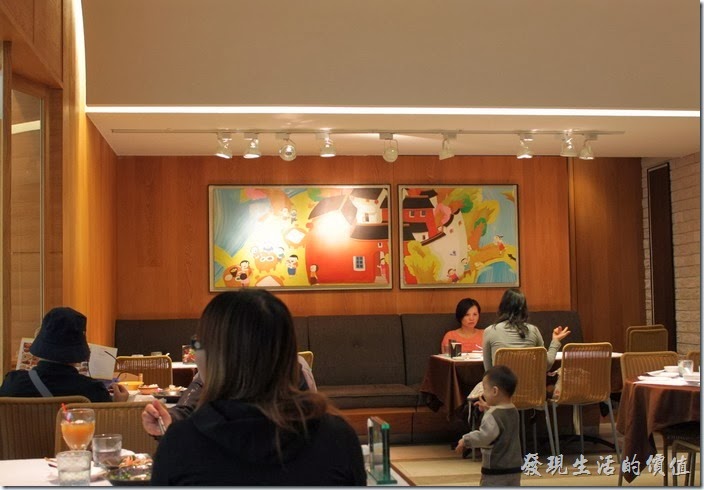 台南【1010湘】餐廳的一隅。