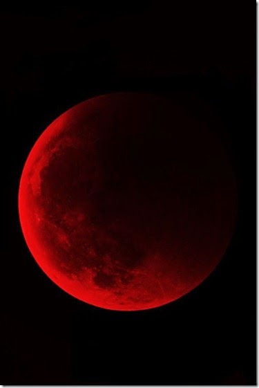 Luna, atmosfera, luna de sangre, luna roja