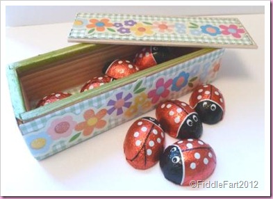 Easter Chocolate Ladybird Box