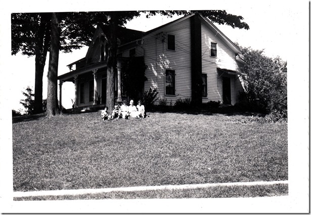 My Uncles, Willis, Helena, and Mom at Early Home of Joseph Smith near Palmyra, New York