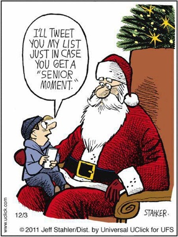70 Tweeting Santa