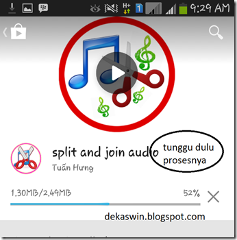 split aand join audio
