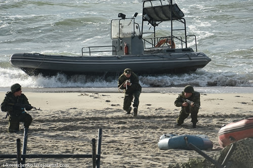 "Запад-2013": Высадка на побережье