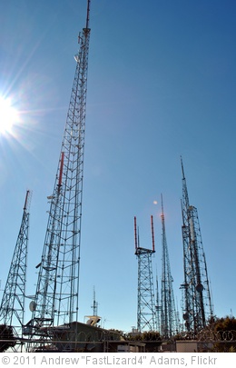 'Radio Transmission Towers Atop Mt. Wilson' photo (c) 2011, Andrew 