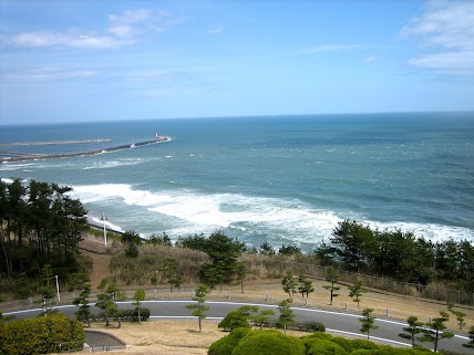 福島第一原子力発電所展望台にて1 未来へのキオク