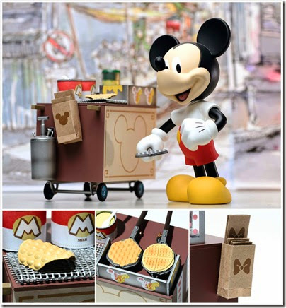 Mickey selling Hong Kong Waffle