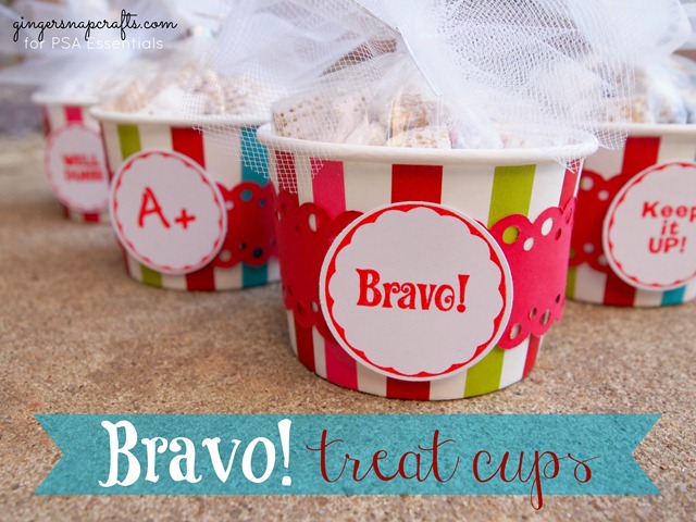 bravo treat cups with PSA Essentials