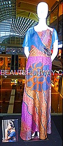 Alleira Internaional batik dress Marina Bay Sands Singapore