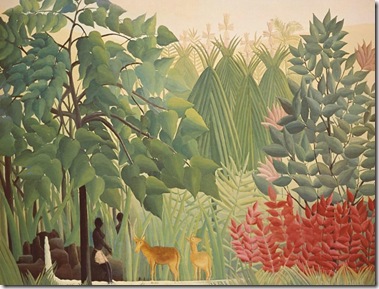 The-Waterfall,-Rousseau,-1910