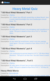 Heavy Metal Quiz poster 2