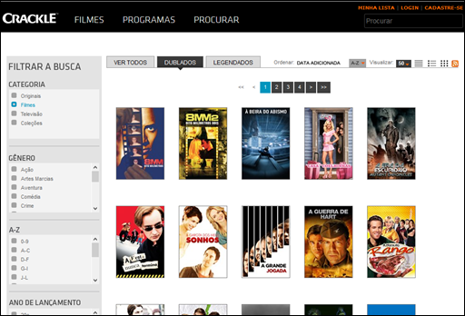 Filmes e Seriados de TV grátis - streaming de vídeo  via internet - Visual Dicas