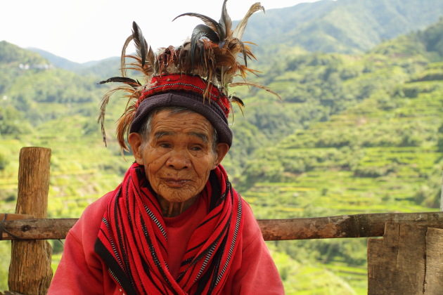 Elderly Ifugao Tribal Woman at Banaue, Philippines