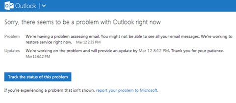 Problemas con Outlook