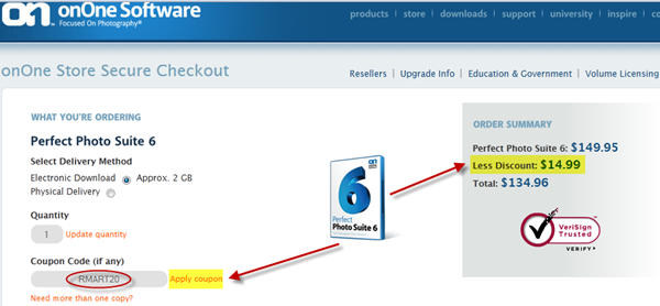 onOne Software Discount Coupon Code