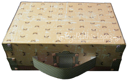 The Cutting Caffe - Suitcase Box - CRAFT GDT - Ruthie Lopez