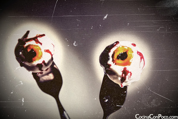 Receta especial de Haloween - Ojos de loca Receta especial de Haloween - Ojos de loca