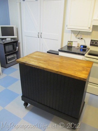 Kitchen Island Update 