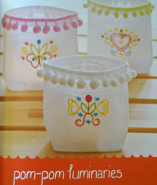 Stitched Blooms Candle Bags