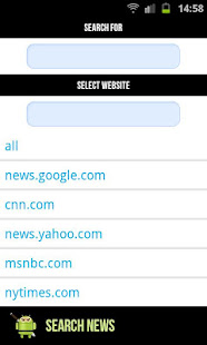 Ninja vyhledávání - náhled