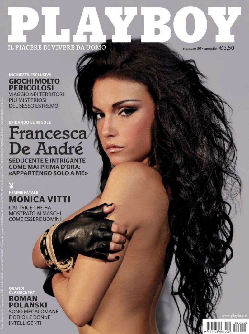 Francesca De Andrè su Playboy