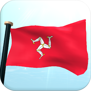 Isle of Man Flag 3D Wallpaper
