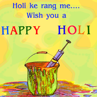 Wish You A Colorful Holi - Holi Cards