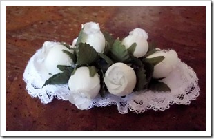 Flower and Lace Barrette Tutorial