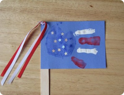 American Flag Craft Preschool