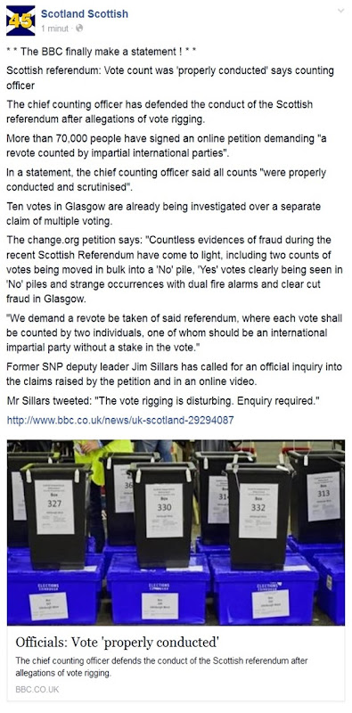 frauda en Escòcia pel referèndum BBC ne parla enfin