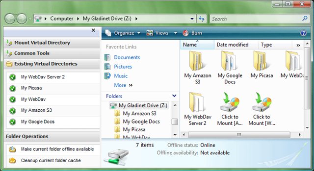 Gladinet: subir archivos a Google drive