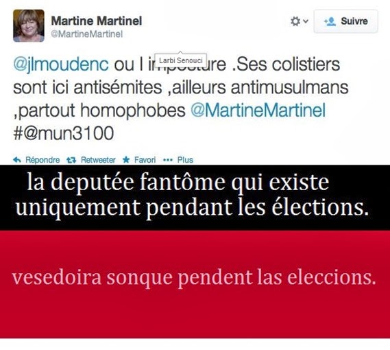 Martinel vesedoira sonque pendent las eleccions